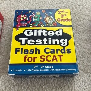 SCAT Gifted Testing Flash Cards: 2nd-3rd Grade